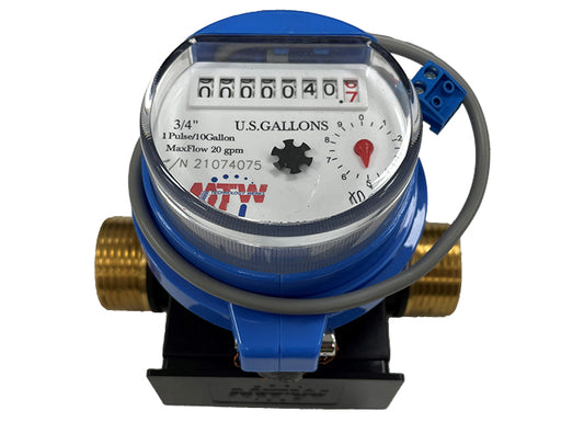 MJ20 Short Cold Poly Multi-Jet Water Meter