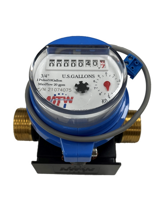 MJ20 Short Cold Poly Multi-Jet Water Meter