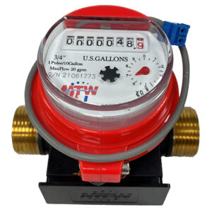 MJ420 Short Hot Poly Multi-Jet Water Meter